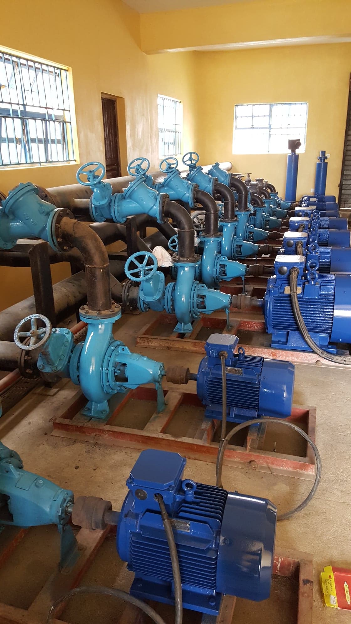 New water pump installation